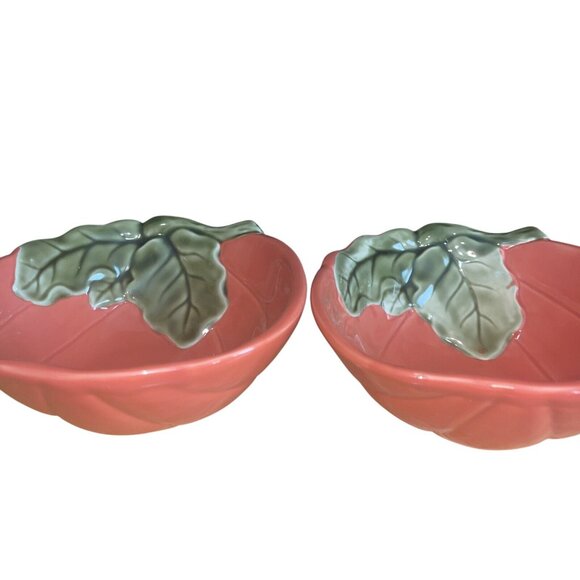Ceramic Pumpkin Shaped Serving Bowls Set Of 2 By Better Homes & Gardens - Picture 6 of 16